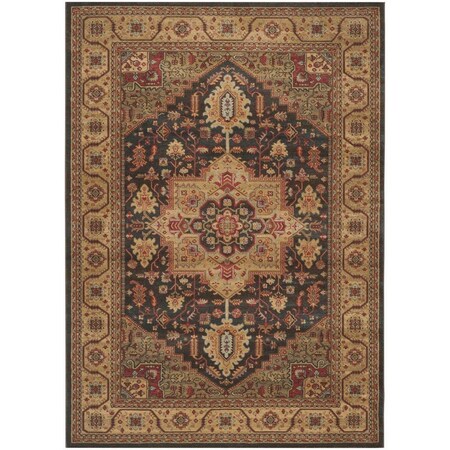 Safavieh Mahal Large Rectangle Rugs, Navy and Natural - 9 x 12 ft. MAH656E-9